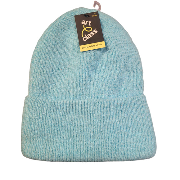 NWT art class blue winter hat, one size - Picture 1 of 2